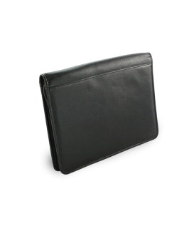 Black leather zipper file A5 119-0275-60