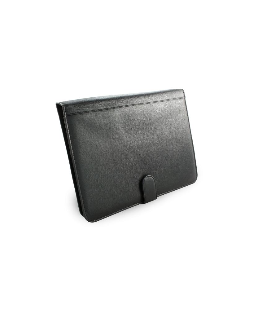 Black leather A4 folder 119-0279-60