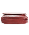 Rote Laptoptasche aus Leder 212-6118-31