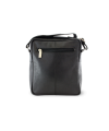 Kleiner schwarzer Leder Crossbag 215-1711-60