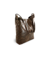Brown leather handbag 219-7881-47