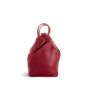 Burgundy leather backpack 311-1184-34