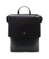 Black urban leather backpack 311-1660-60