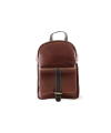 Brown-black leather backpack 311-1717-40/60