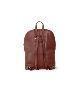 Brown leather backpack 311-8955-40