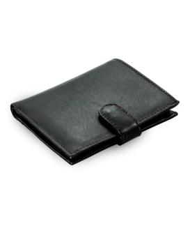 Black small women's leather wallet 511-0012-60