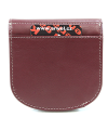 Small women's leather wallet with lock 511-1241A-34