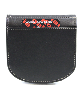 Small women's leather wallet with lock 511-1241A-60