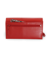 Rotes Damen Clutch Lederportemonnaie mit Klappe 511-2120-31