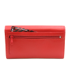 Red Women's Clutch Leather Wallet with Flap 511-4233-31