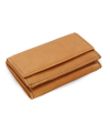 Light brown women's leather mini wallet 511-4392A-05