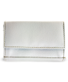 Grey women's mini leather wallet 511-4392A-20