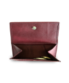 Burgundy Womens Mini Leather Wallet 511-4392A-34