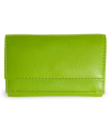 Green women's mini leather wallet 511-4392A-51