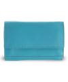 Turquoise women's Mini leather wallet 511-4392A-53