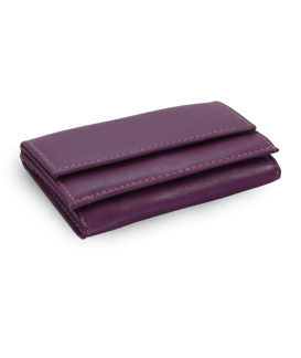 Purple women's mini leather wallet 511-4392A-76