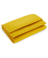 Gelbes Mini-Portemonnaie aus Leder für Damen 511-4392A-86