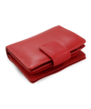 Rotes Damen Lederportemonnaie mit Schließe 511-5937-31