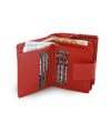 Rotes Damen Lederportemonnaie mit Schließe 511-5937-31