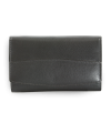 Black women's leather frame wallet 511-6236-60