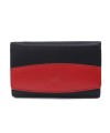 Black and Red Women's Leather Frame Wallet 511-6236A-60/31