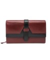 Black-red clutch wallet with pinch 511-8102-31/60