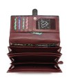 Black-red clutch wallet with pinch 511-8102-31/60