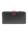 Large leather black wallet with a peg 511-8129-60/34