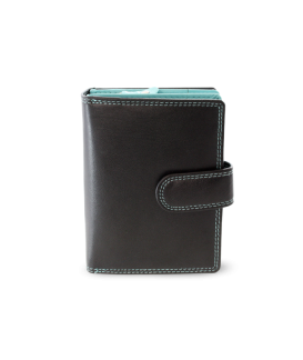 Black and blue leather wallet with a pinch 511-8313-60/53