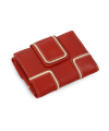 Rotes Damen-Lederportemonnaie mit zwei Klappen 511-9748-31/82