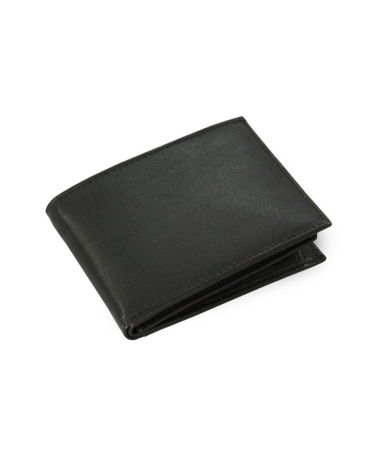 Black leather mini wallet 513-0413A-60