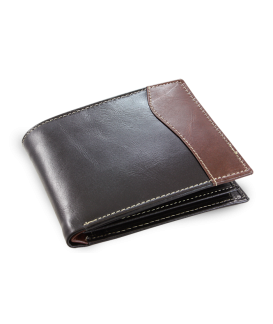 Black-brown men's leather wallet 513-17261A-60/47