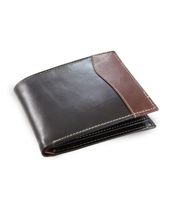 Black-brown men's leather wallet 513-17261A-60/47