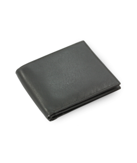 Black men's leather wallet 513-1988-60