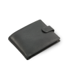 Black men's leather wallet with a pinch 513-2007A-60