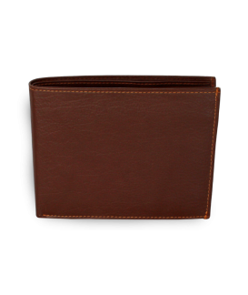 Dark brown men's leather wallet 513-2313-47