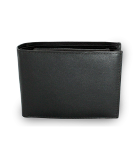 Black men's leather wallet 513-2904-60