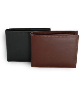 Black men's leather wallet 513-2904-60