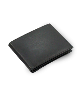 Black men's leather wallet 513-2904-60