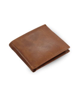 Dark brown men's leather wallet 513-3223-47