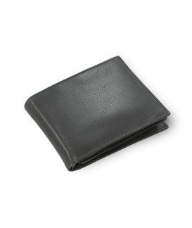Black men's leather wallet 513-4397-60