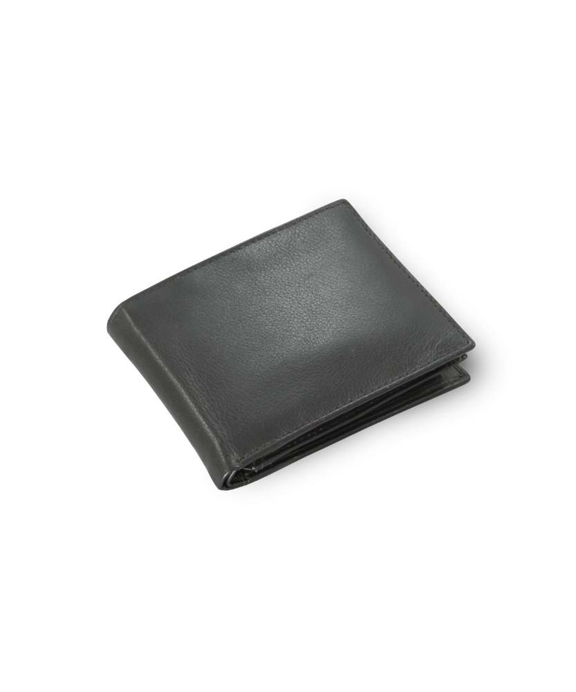 Black men's leather wallet 513-4397-60