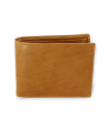 Light brown men's leather wallet with inner fastener 513-4404A-05