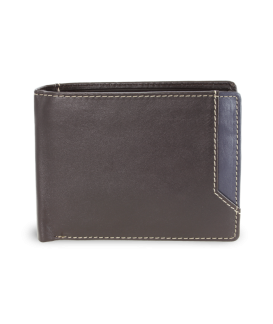 Dark brown men's leather wallet 513-4701-47/97