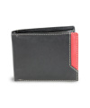 Black men's leather wallet 513-4701-60/31