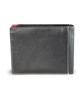 Black men's leather wallet 513-4701-60/31