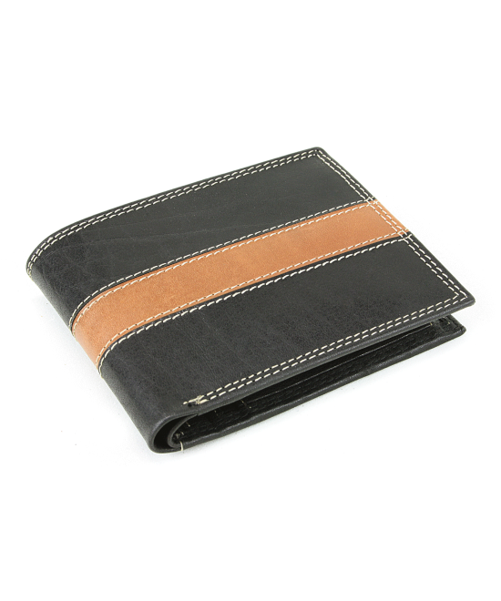 Black men's leather wallet 513-4702-60/05