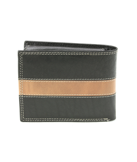 Black men's leather wallet 513-4702-60/05