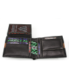 Black men's leather wallet 513-4702-60/05