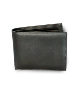 Black men's leather wallet 513-47100-60